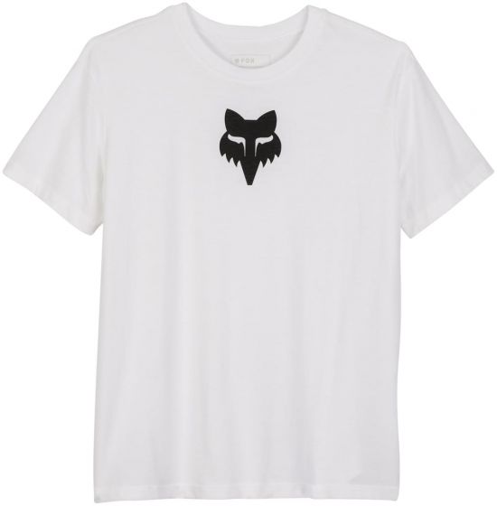 Fox Head Basic Womens Short Sleeve T-Shirt – White