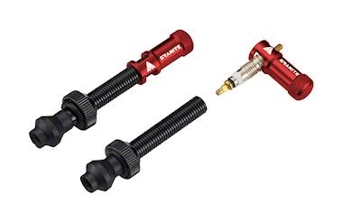 Granite Juicy Nipple Valve Stem and Cap Set – Red
