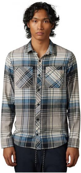Fox Turnout Utility Flannel Shirt – Taupe