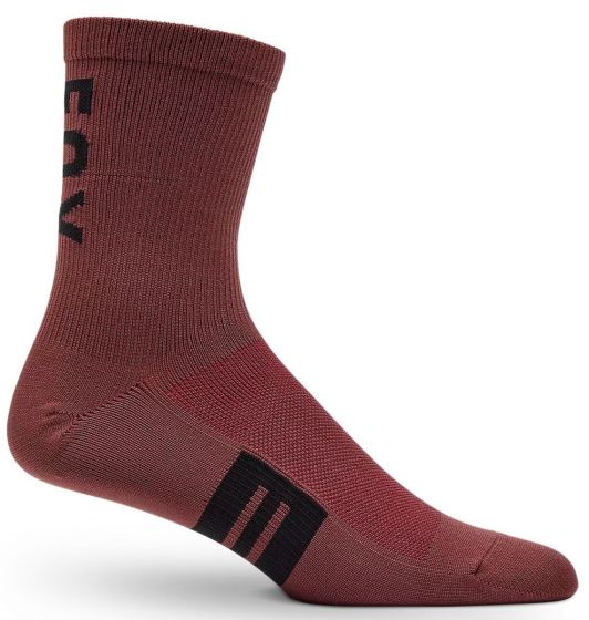 Fox Flexair Merino 6-Inch Socks – Rust Brown