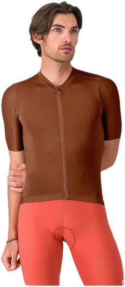 Castelli Espresso 2 Short Sleeve Jersey – Deep Mocha