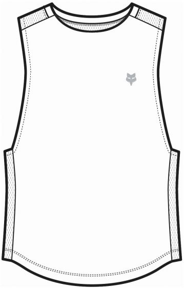 Fox Womens Forums Tech Tank Top – White
