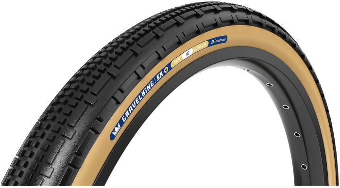 Panaracer GravelKing SK Plus 26-inch Tubeless Tyre – Black / Brown