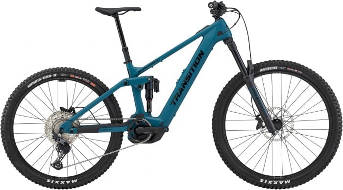 Transition Regulator CX Carbon Deore 2025 Electric Bike – Salish Sea Blue