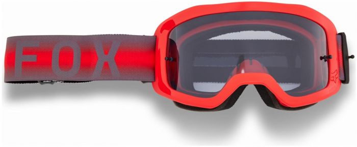 Fox Main Interfere Smoke Lens Goggles – Fluorescent Red