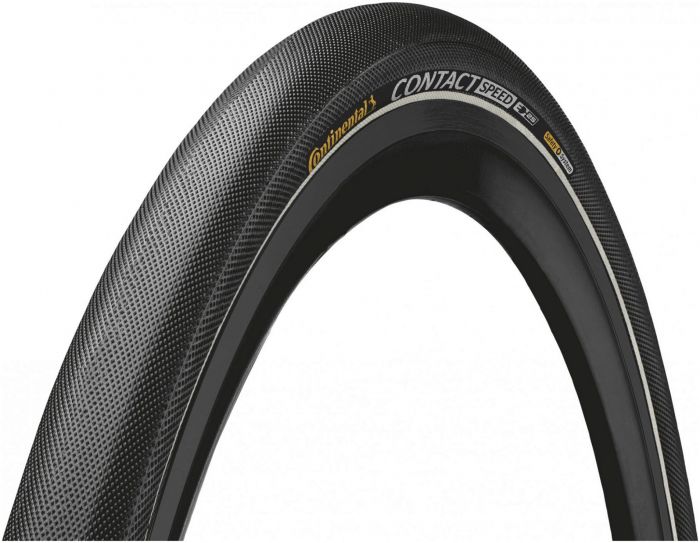 Continental Contact Speed 26-Inch Clincher Tyre – Black / Black Reflex