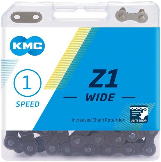 KMC Z1 Wide Single Speed Chain – Brown