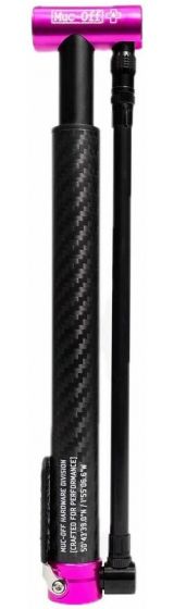 Mini Pompe à Vélo Muc-Off Airmach - Compatible Presta Et Standard, Aluminium, Multicolore