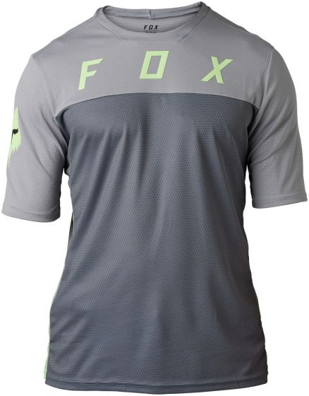 Fox Defend Cekt Short Sleeve Jersey – Black / Grey