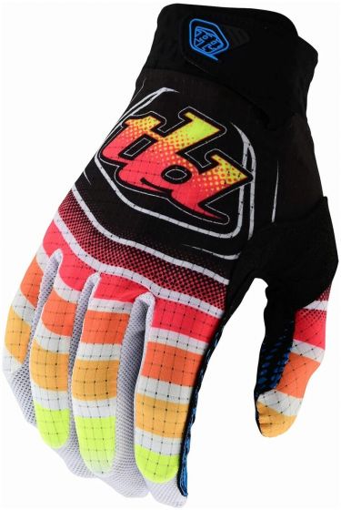 Troy Lee Graphic Air Glove – Waves - Black / Multicolour