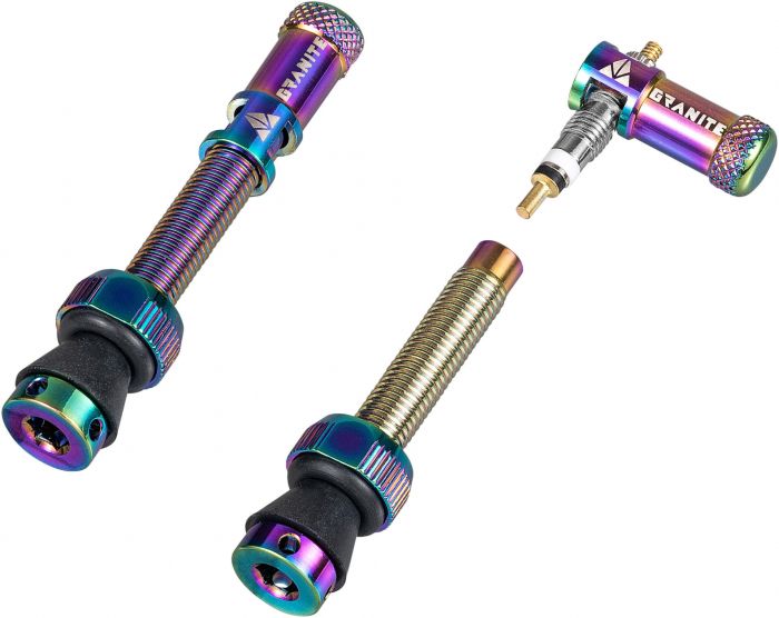 Granite Match Juicy Nipple Valve Stem and Cap – Oil Slick