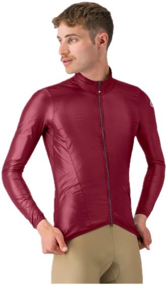 Castelli Aria Shell 2 Jacket – Deep Bordeaux