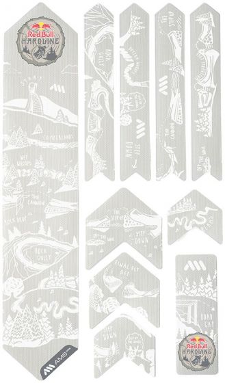 All Mountain Style Hardline Guard Extra Frame Protector – Red Bull Hardline - White