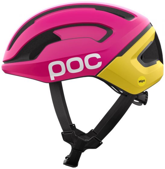 POC Omne Air MIPS Helmet – Rhos Red Matt / Citrine Yellow Matt