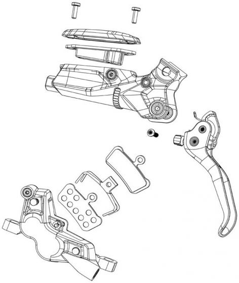 SRAM Level TLM B1 Disc Brake Lever Assembly