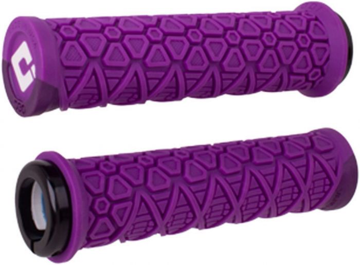 ODI Vanquish Lock On Grips – Purple / Metallic Purple