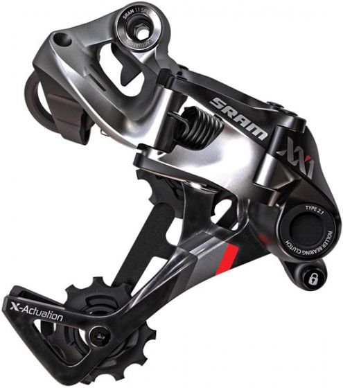 SRAM XX1 X-Horizon Type 2.1 11-Speed Rear Derailleur – Dark Silver/Red/Black