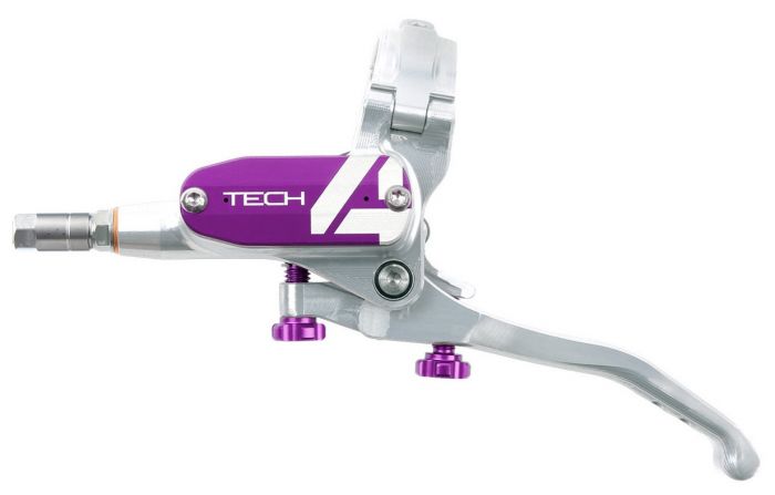 Hope Tech 4 Master Cylinder Brake Lever – Silver / Purple