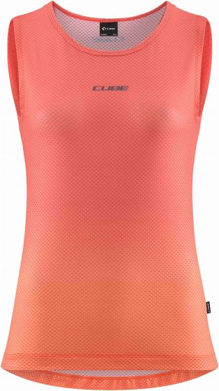 Cube Mesh Womens Sleeveless Base Layer