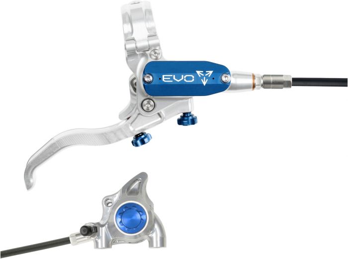 Hope EVO X2 Disc Brake Set – Silver / Blue