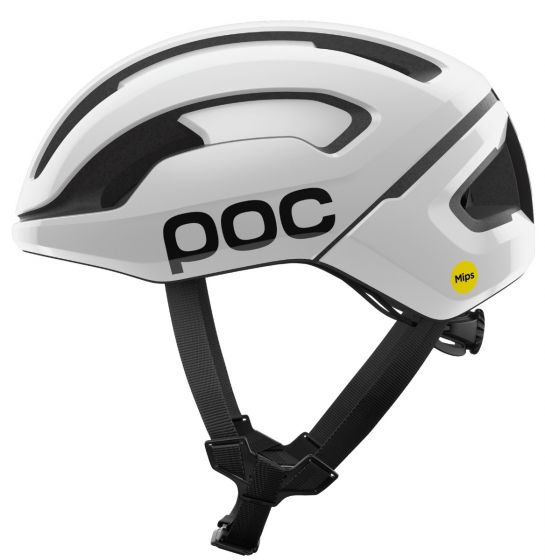 POC Omne Air MIPS Helmet – Hydrogen White / Uranium Black with Logo