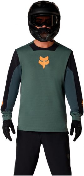 Fox Defend Creation Long Sleeve Jersey – Sage Green