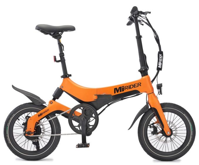 MiRider One GB3 16 Electric Folding Bike-Ember Orange - Nearly New