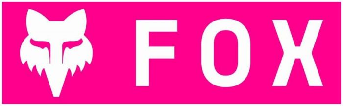 Fox Corporate Logo 7" Sticker – Pink