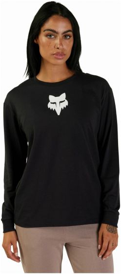 Fox Fox Head Womens Long Sleeve T-Shirt