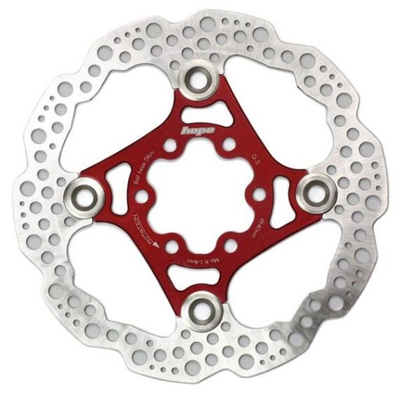 Hope Floating Disc Brake Rotor – Red