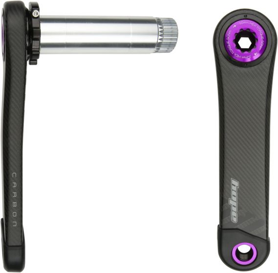 Hope Carbon RX Wide Crankset – Purple