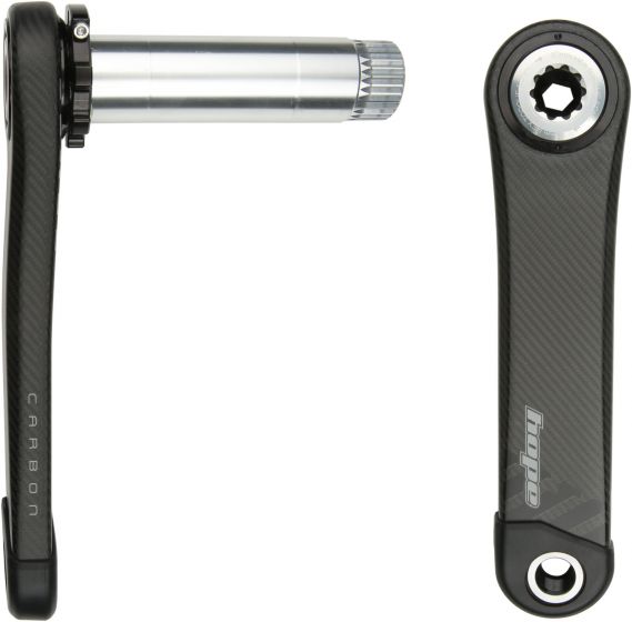 Hope Carbon RX Crankset – Silver