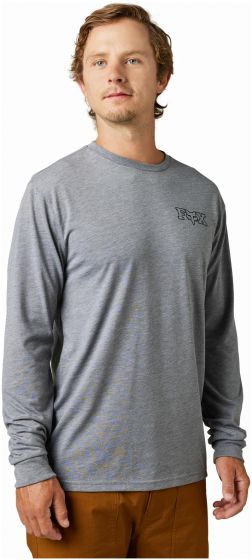 Fox Out And About Drirelease Long Sleeve T-Shirt – Heather Graphite