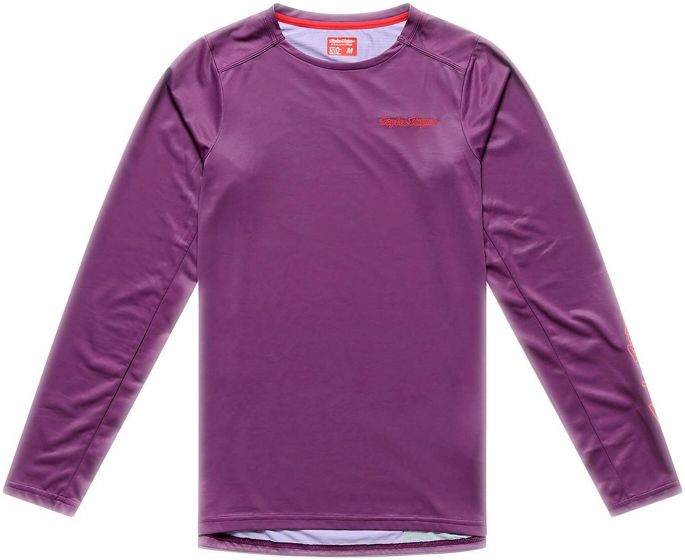 Troy Lee Skyline Pro Long Sleeve Jersey – Mono - Sangria