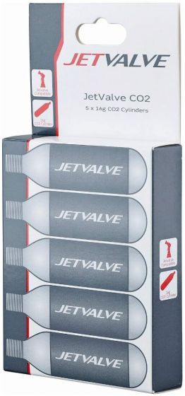 Weldtite Wedtite Jetvalve 16G CO2 Cartridge (Pack of 5)