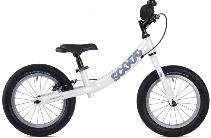 Ridgeback Scoot XL 14-Inch 2025 Balance Bike – White