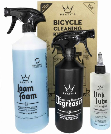 Peaty's Wash Degrease Lubricate Bicycle Cleaning Kit