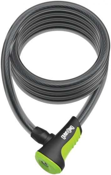 OnGuard Neon Coil 8549 10mm Cable Lock – Green