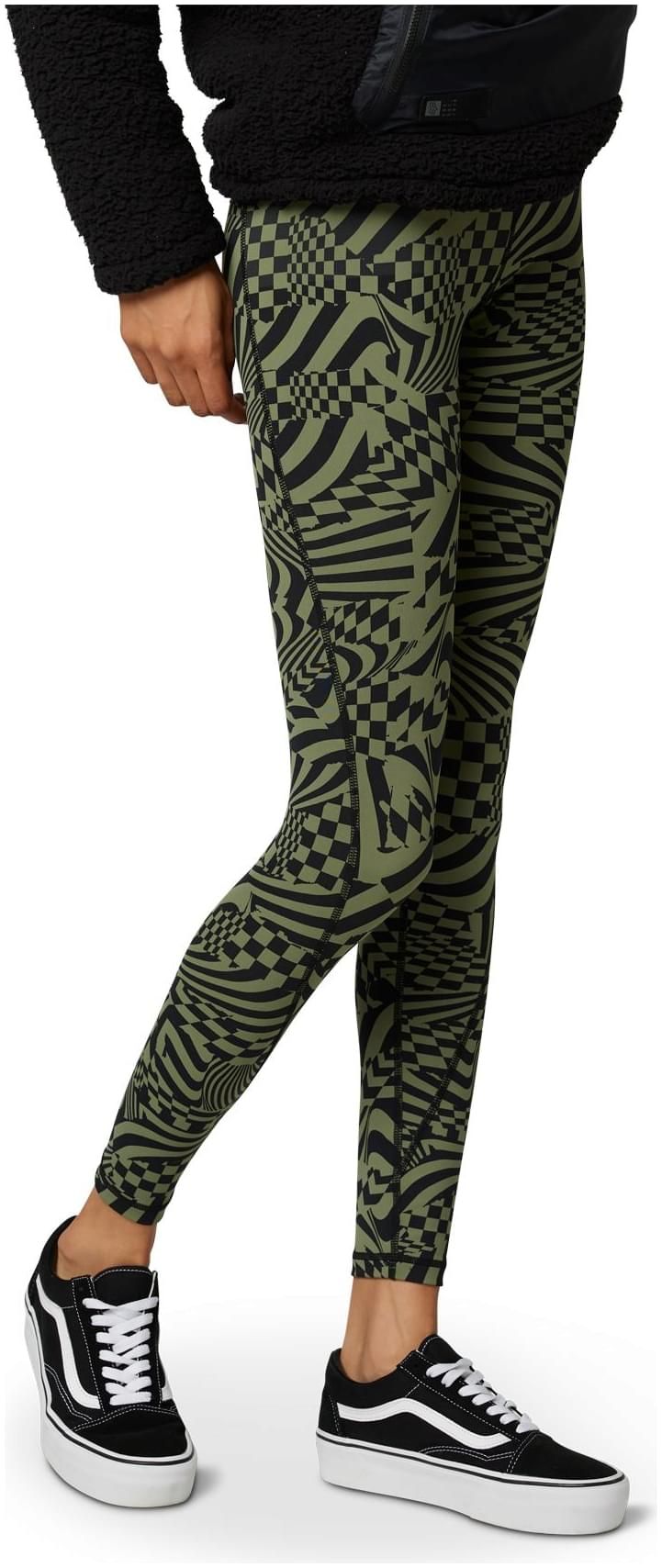  Ts57 Detour Legging Black/Green - Women's leggings