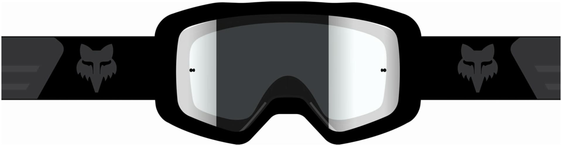 Occhiale Fox VUE Core Goggle - Lente In Tinta Unica Grigio Acciaio - Maschera Fox Racing