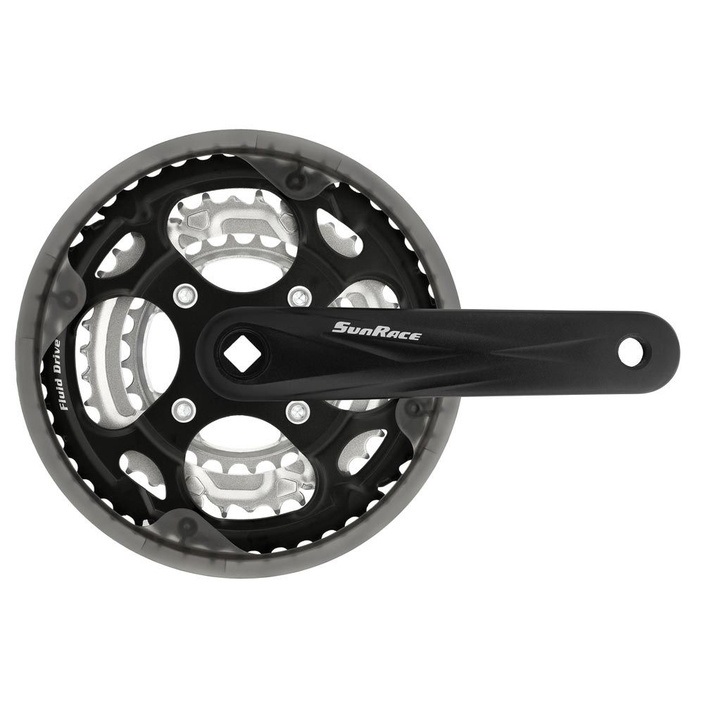 SunRace FCM300 7/8Speed Triple Chainset