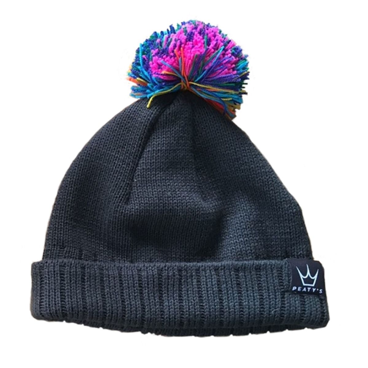 rainbow bobble hat