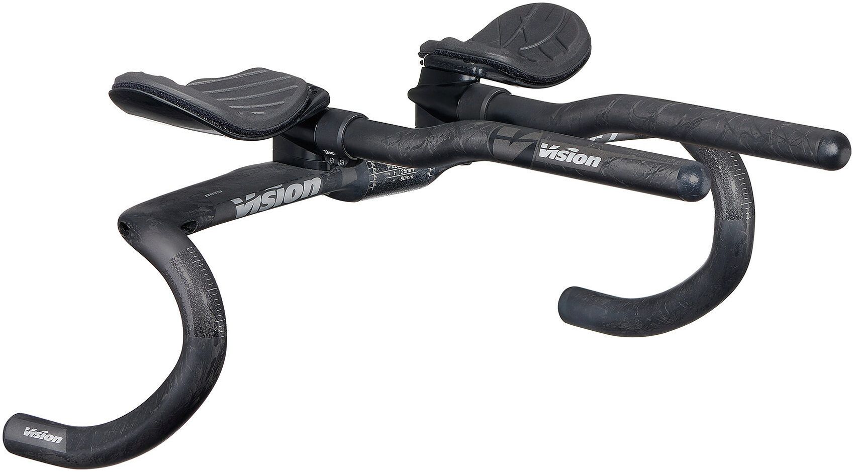 Vision Metron 4D MAS Carbon Flat Aero Bars With Bar Extensions
