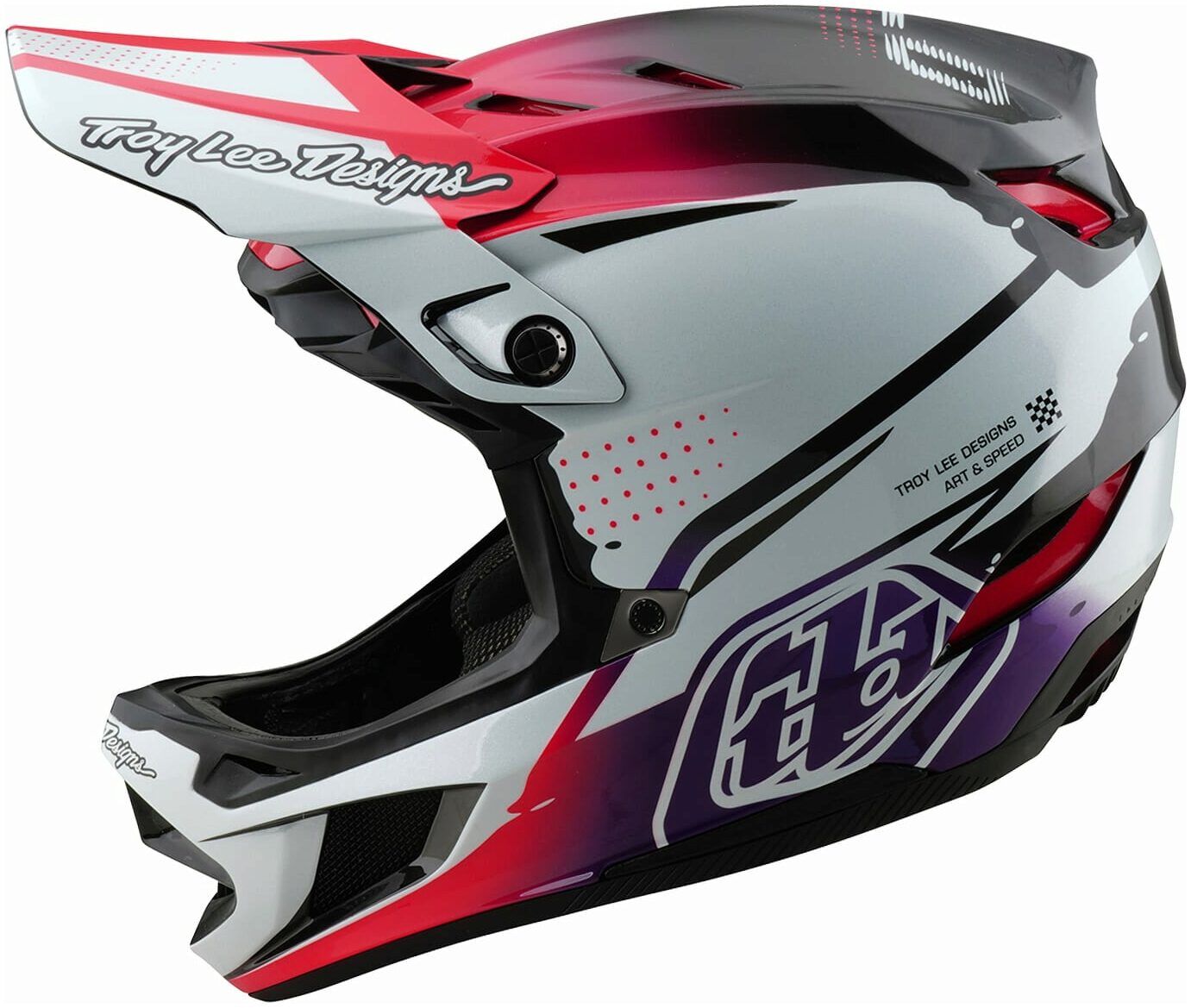 TLD 2024 D4 Carbon Ever Black/Gold Helmet