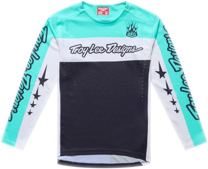 Troy Lee Sprint Pro Youth Jersey – Yo Moto - Carbon