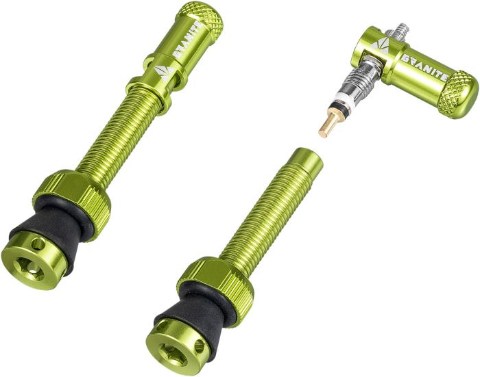 Granite Match Juicy Nipple Valve Stem and Cap – Green