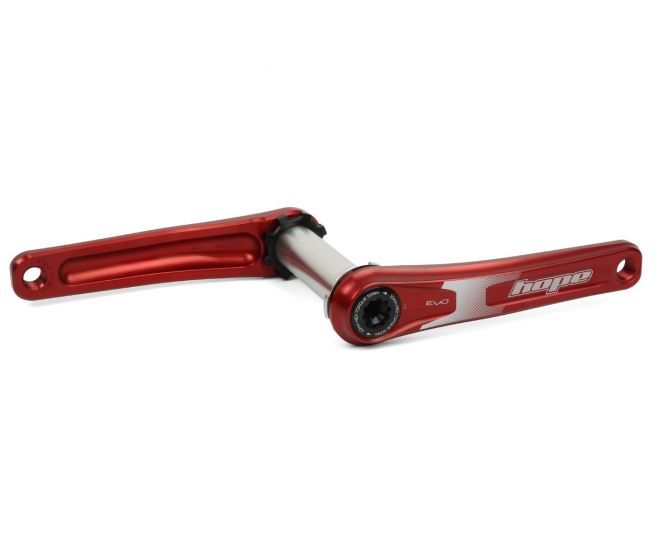 Hope EVO 68/73mm Crankset without Spider – Red