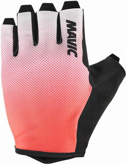 Mavic Aksium Gradient Short Finger Gloves – Coral / White