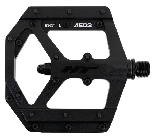 HT AE03 Alloy Pedals – Stealth Black