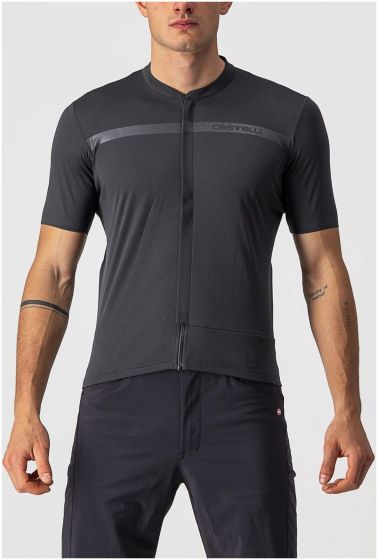 Castelli Unlimited Allroad Short Sleeve Jersey – Dark Grey